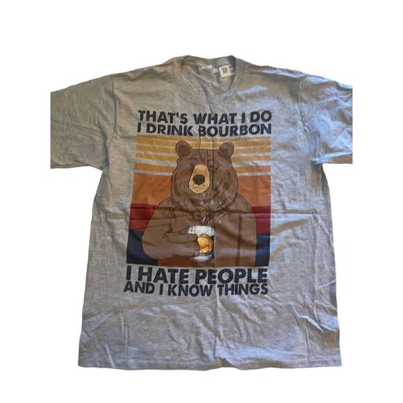 Bear Graphic T Shirt  - Picture 1 of 5